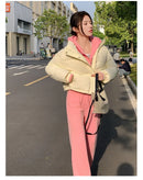 Women Winter Cropped Jacket β Warm Cotton-Padded Puffer Coat