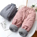 Kids Winter Thermal Pants – Cotton Padded Warm Trousers for Snow Play