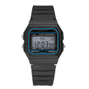Men's LED Digital Military Watch – Vintage Silicone Sport Wristwatch