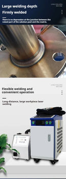 Water Cooled 1500W Mini Laser Welder Stainless Steel Aluminum Iron Portable Handheld Fiber Welding Machine