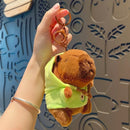Cute Capybara Plush Toy – Hoodie with Wings Stuffed Animal Doll
