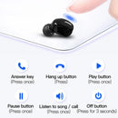 Single Ear Bluetooth Headset – Wireless Mono Earpiece with Mic, Bluetooth 5.0, Waterproof Sports Earphone for Hands-Free Calls