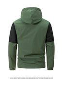 Men Windproof Jacket – Hooded Sportswear for Outdoor Autumn & Winter