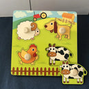 Montessori Wooden Building Blocks – Educational Color & Shape Toy