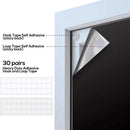 Removable 100% Light Blocking Darkest Window Cloth DIY Total Blackout Glass Privacy Darkening Window Tint Black Window Sticker