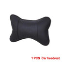 Car Neck Pillow – PU Leather Headrest Cushion for Comfort