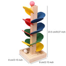 Mini Colorful Tree Marble Ball Run – Montessori Wooden Educational Toy