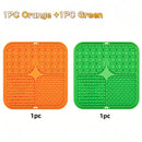 Silicone Dog Lick Mat with Suction Cups – Slow Feeder Lick Pad for Dogs