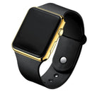 Simple Digital Watch for Men Women Fashion Sport LED Electronic Watch Black Silicone Wristband Casual Mens Watch Reloj Hombre