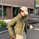 Women Winter Cropped Jacket β Warm Cotton-Padded Puffer Coat
