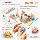 3D Magic Puffy Foam Texture Painting Paper for Kids DIY Art Craft