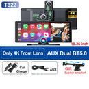 10.26'' Universal Portable Carplay Car Screen Wireless Carplay Screen Wireless Car Stereo Carplay Android Auto Car Touchscreen