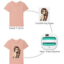 HP2 Heat Press Machine for T-Shirts, Portable Heat Press 9''x9'' Iron Press for Sublimation and HTV Vinyl Shirt Press Machine