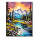 5D Diamond Art Painting Aurora Landscape DIY Mosaic Embroidery Kit