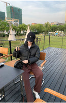 Women Winter Cropped Jacket β Warm Cotton-Padded Puffer Coat
