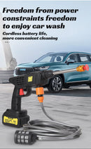 GMY【Cordless Handheld Water Gun】Lithium Battery Rechargeable High-Pressure Washer - Portable Car Wash Sprayer for Home