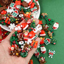 50pcs Christmas Resin Flatbacks for DIY Crafts & Jewelry Making
