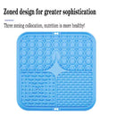 Silicone Dog Lick Mat with Suction Cups – Slow Feeder Lick Pad for Dogs