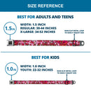 BD Wings Logo CLOSE-UP Full Color Black Silver Seatbelt Belt - Born to Blossom CLOSE-UP White Webbing