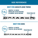 BD Wings Logo CLOSE-UP Full Color Black Silver Seatbelt Belt - Mustaches Straight White/Black Webbing