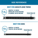 BD Wings Logo CLOSE-UP Full Color Black Silver Seatbelt Belt - BD Monogram2 Gray/Black Webbing