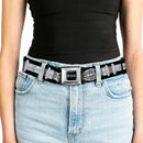 Batman Black Silver Seatbelt Belt - Batman Utility Belt Black/Gray Webbing