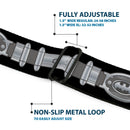 Batman Black Silver Seatbelt Belt - Batman Utility Belt Black/Gray Webbing