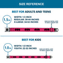 Batman Black Silver Seatbelt Belt - Bat Signal-3 Fuchsia/Black/Fuchsia Webbing