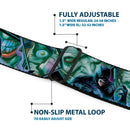 Batman Black Silver Seatbelt Belt - The New 52 Detective Comics Issue #16 Batman Screaming & Joker Expressions Cover Pose Webbing