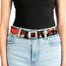 Red Hood Logo Full Color Black Red Seatbelt Belt - Red Hood and the Outlaws #29 Shooting/Explosion Cover Pose/Logo Webbing
