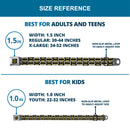 Batman Full Color Black Yellow Seatbelt Belt - Batman Shield Checkers Webbing