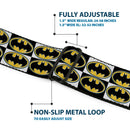 Batman Full Color Black Yellow Seatbelt Belt - Batman Shield Checkers Webbing