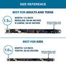 Batman Full Color Black Yellow Seatbelt Belt - Batman & Joker Comic Strip Webbing