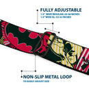 Batman Full Color Black Yellow Seatbelt Belt - Batman Caped Crusader Webbing