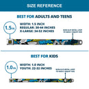 Batman Full Color Black Yellow Seatbelt Belt - Batman Scene1 Webbing