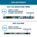 Batman Full Color Black Yellow Seatbelt Belt - Batman & Villains1 Webbing