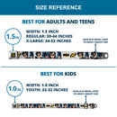 Batman Full Color Black Yellow Seatbelt Belt - Batman & Robin Blocks White Webbing