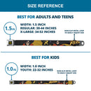 Batman Full Color Black Yellow Seatbelt Belt - ROBIN Red/Black Poses Gray Webbing