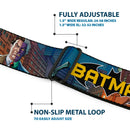 Batman Full Color Black Yellow Seatbelt Belt - BATMAN & Villains2/Cityscape Webbing