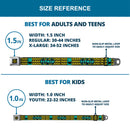 Batman Full Color Black Yellow Seatbelt Belt - Batman Face & Logo Sketch/NANANA! Black/Yellow/Aqua Webbing