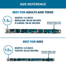 Batman Signal Full Color Black/White Seatbelt Belt - Batman Hush Grappling Hook/Standing Poses Aqua/Black/Grays Webbing