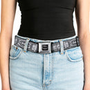 Batman Full Color Black Silver Black Seatbelt Belt - Batman Utility Belt Grays Webbing