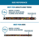 DC COMICS BOMBSHELLS Logo Full Color Black/Pinks/Yellow Seatbelt Belt - DC Bombshell Pin-Up Girls Webbing