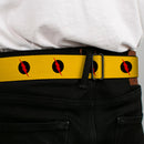 Reverse Flash Logo Full Color Golden Yellow Black Red Seatbelt Belt - Reverse Flash Logo Golden Yellow/Black/Red Webbing