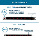 Reverse Flash Logo Full Color Black Red Seatbelt Belt - Reverse Flash Logo Black/Red Webbing