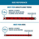 Reverse Flash Logo Full Color Red Black Seatbelt Belt - Reverse Flash Logo Red/Black Webbing