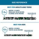 Green Lantern Logo CLOSE-UP Black Green Seatbelt Belt - GREEN LANTERN Action Poses Black/White/Green Webbing