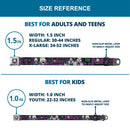 Joker Face Full Color Seatbelt Belt - Joker Face/Logo/Spades Black/Green/Purple Webbing