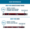 Harley Quinn Diamond Full Color Black Red Seatbelt Belt - HARLEY QUINN Bomb Poses/Suits Black/Purple/Red Webbing