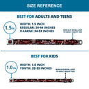 Harley Quinn Diamond Full Color Black Red Seatbelt Belt - BATMAN ARKHAM KNIGHT Logo HARLEY QUINN Bat Poses Diamonds/Bats/Kisses Black/Reds/White Webbing